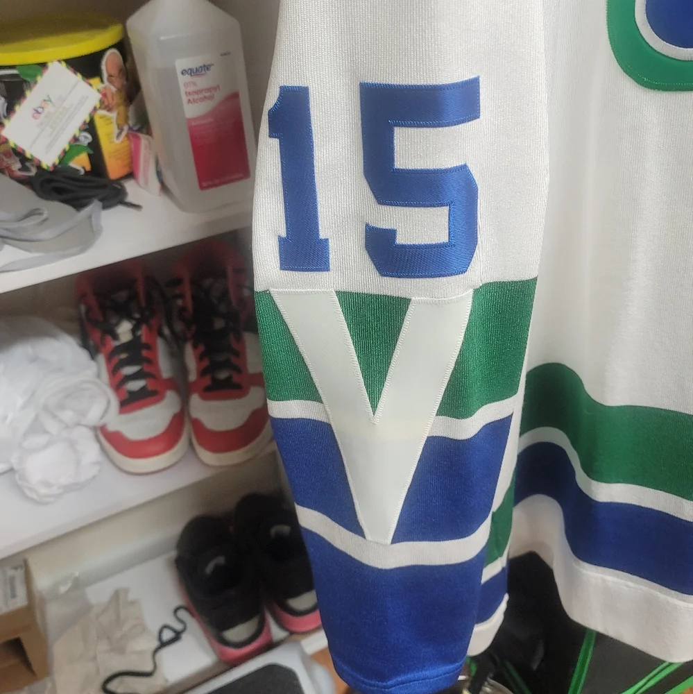 Authentic vintage M@N 1970-71 Vancouver Canucks hockey jersey men's size 56 - Picture 3 of 7